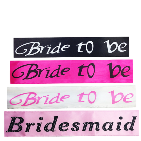 HEN'S NIGHT SASH Party Girls Wedding Bridesmaid Bridal Bride To Be Satin Sashes - Mother Of The Bride (Light Pink)