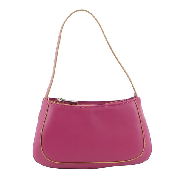 Milleni Mini Fashion Handbag Bag in Magenta