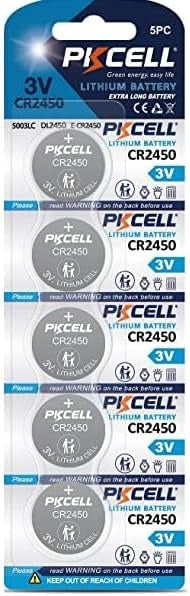 Coin Battery [5 Pack] cr2450 3v