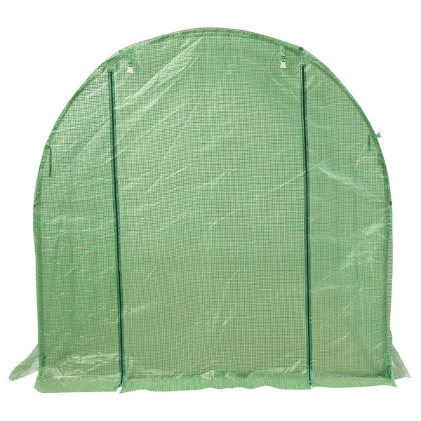 Greenhouse Plastic Cover Film Walk-in Outdoor Garden Green House Tunnel 6X3X2M