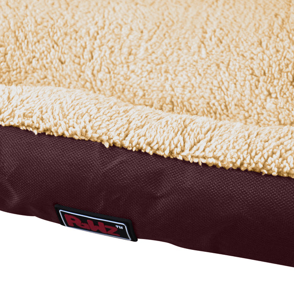 PaWz Pet Bed Mattress Dog Cat Pad Mat Cushion Soft Winter Warm Large Brown