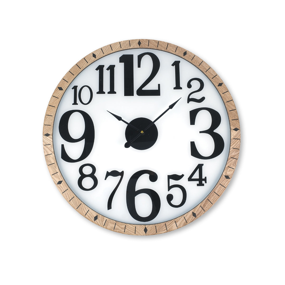 Home Master Wall Clock Large Modern Design Stylish Glass Surface 60cm