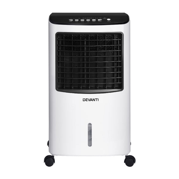 Devanti Evaporative Air Cooler Conditioner Portable 8L Cooling Fan Humidifier