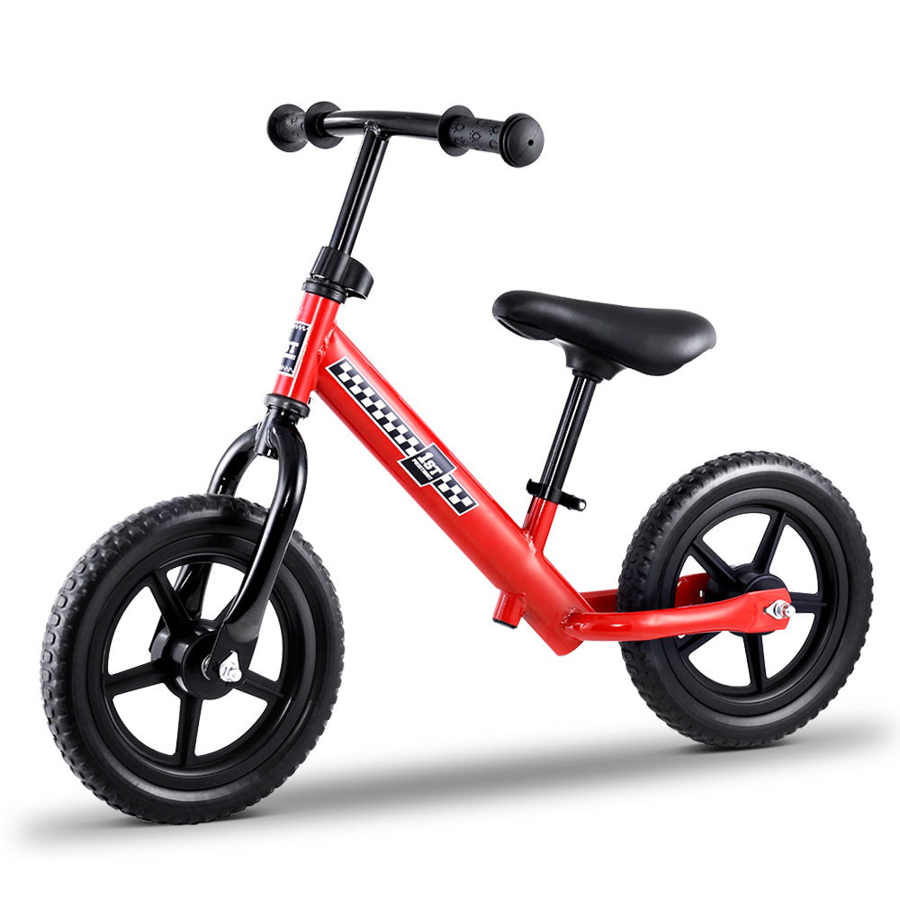 Rigo Kids Balance Bike Ride On Toys Push Bicycle Wheels Toddler Baby 12" Bikes Red