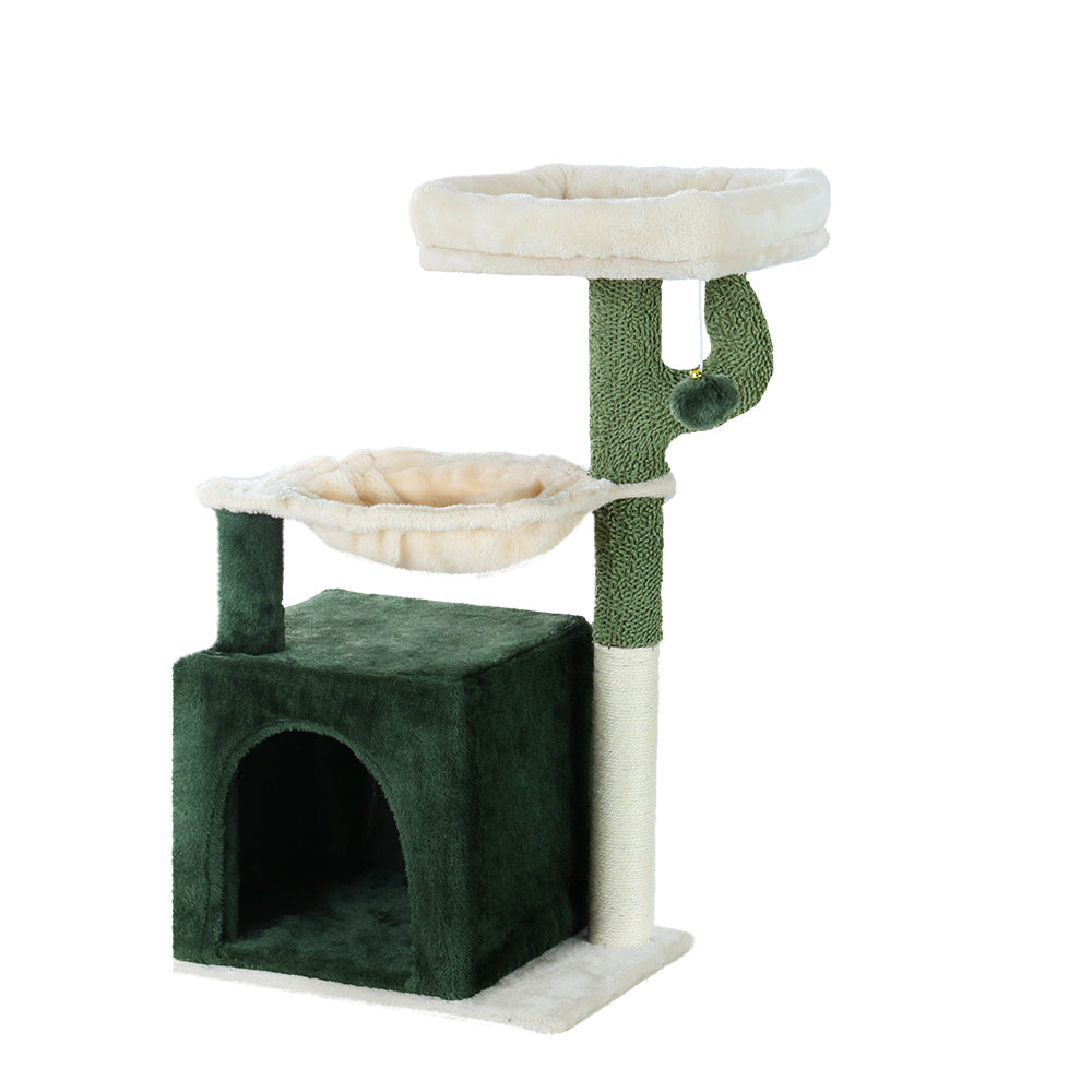 i.Pet Cat Tree Tower Scratching Post Scratcher Wood Condo Bed Toys House 78cm