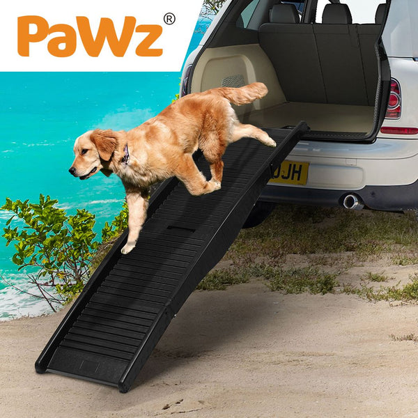 PaWz Dog Ramp Pet Car Stair Step Foldable Portable Lightweight Ladder