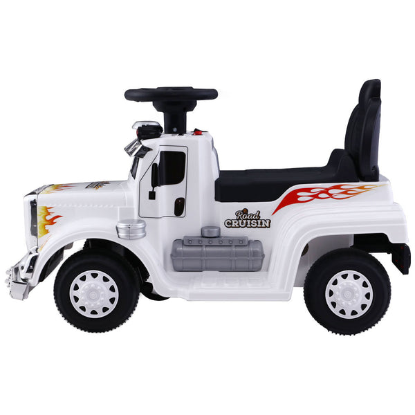 Ride On Cars Kids Electric Toys Car Battery Truck Childrens Motorbike Toy Rigo White