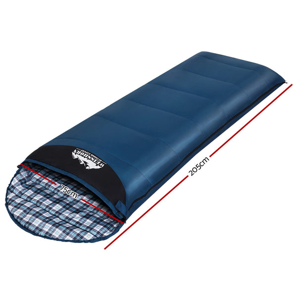 Weisshorn Sleeping Bag Single Camping Hiking Winter Thermal