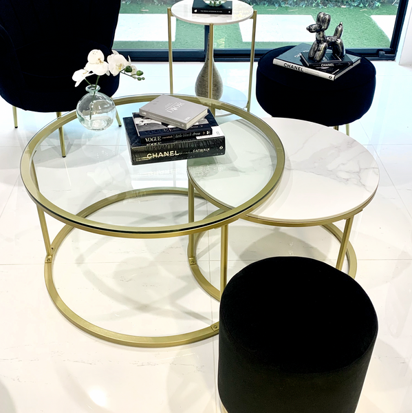 Interior Ave - Elle Luxe Nested Coffee Table