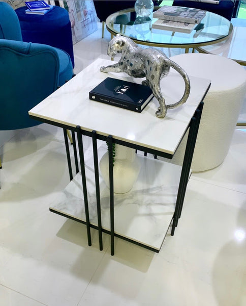 Interior Ave - Milano Black Square Side Table