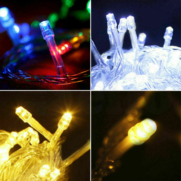 800 LED Curtain Fairy String Lights Wedding Outdoor Xmas Party Lights Cool White