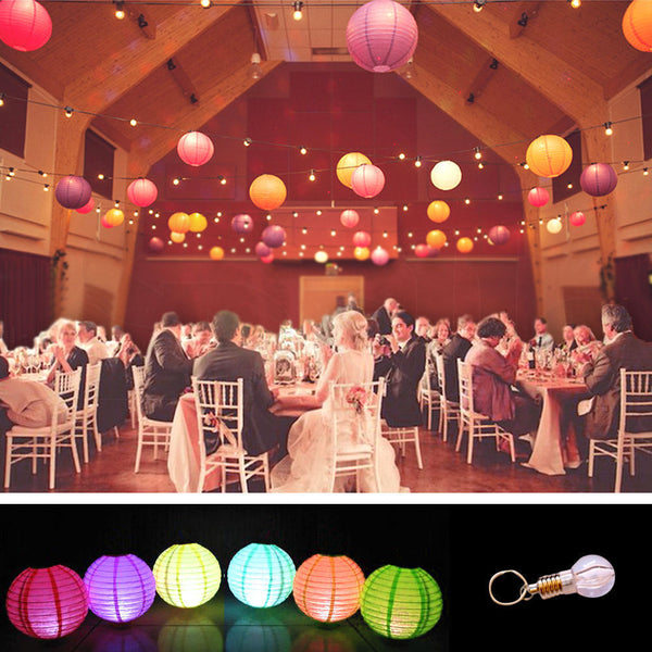 12" Paper Lanterns for Wedding Party Festival Decoration - Mix and Match Colours