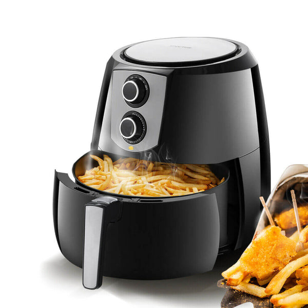 Spector 1800W 7L Air Fryer Healthy Cooker Low Fat Oil Free Kitchen Oven in Black