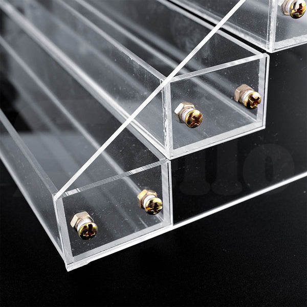 Clear Acrylic Nail Polish Varnish Cosmetics Display Stand Rack Organiser