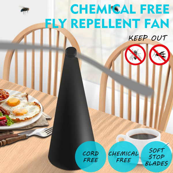 Chemical Free Fly Repellent Fly Fan Indoor Outdoor Home