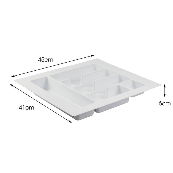 Multi-Purpose Cutlery Tray Insert Trim Fit Space Saver Drawer Organizer