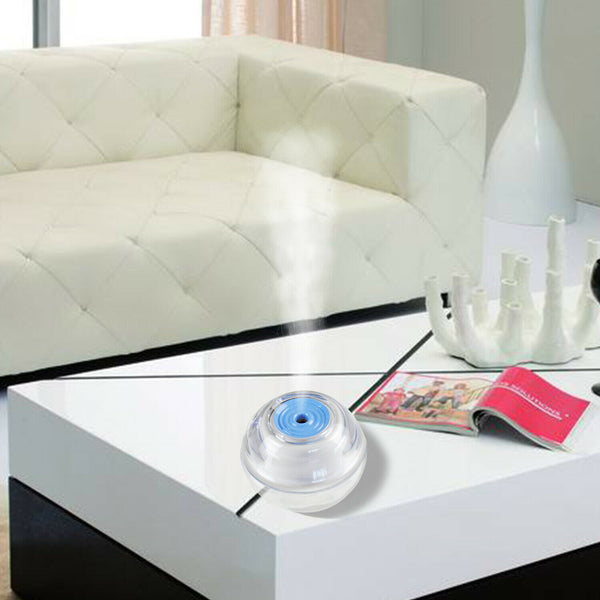 USB Air Humidifier Ultrasonic LED Crystal Nightlights Mist Diffuser Purifier