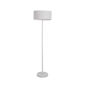 Modern LED Floor Stand Reading Lamp Light with Classic Linen Fabric Shade Indoor decoration