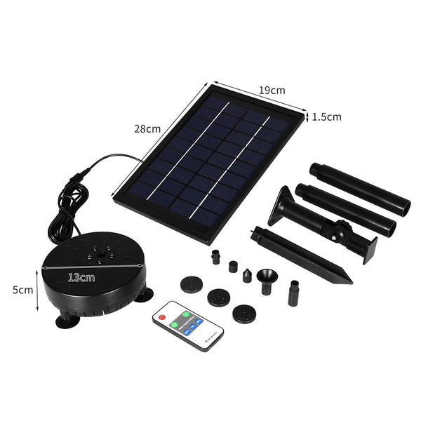 Wireless Power Solar Powered Water Fountain for Garden Pond Pool Bird Outdoor