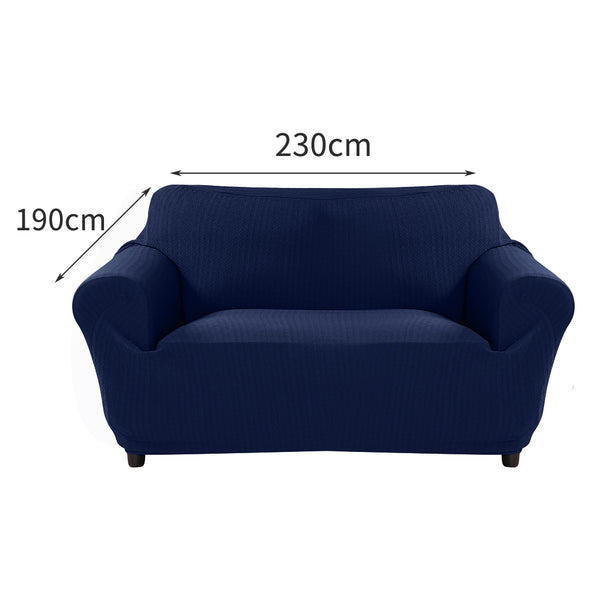 Sofa Cover Slipcover Protector Couch Covers 3-Seater Navy