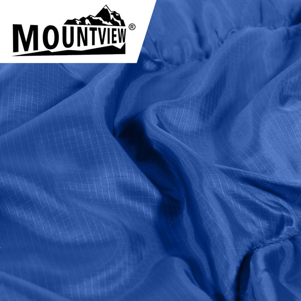 Mountview Sleeping Bag Double Bags Outdoor Camping Thermal 0â„ƒ-18â„ƒ Hiking Blue