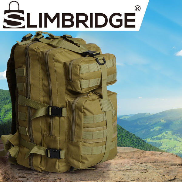 Slimbridge 35L Military Tactical Backpack Camping Rucksack Outdoor Trekking Army