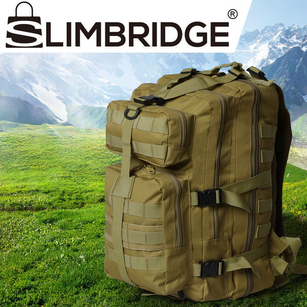 Slimbridge 35L Military Tactical Backpack Camping Rucksack Outdoor Trekking Army