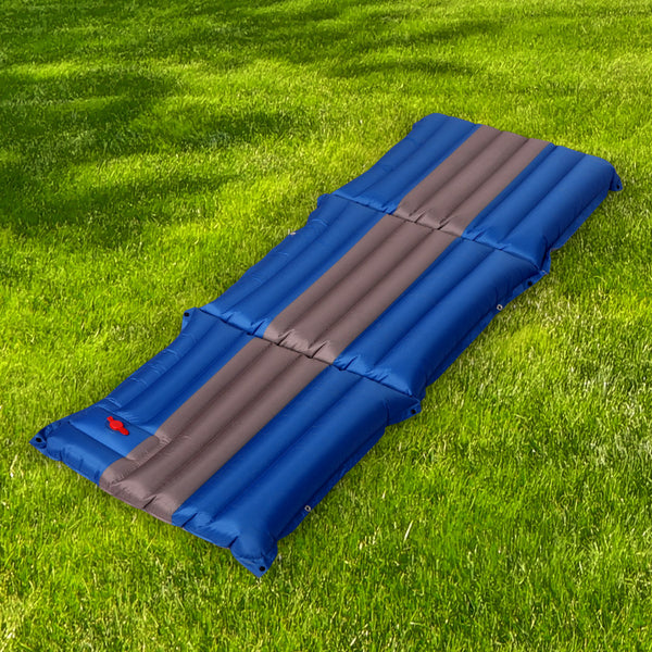 Camping Mattress Inflatable Single Air Sleeping Portable Hiking Folding Mat Bed