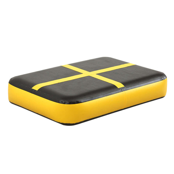 0.6M X1M Air Track Inflatable Mat Airtrack Tumbling  Air Pump Gymnastics Yellow