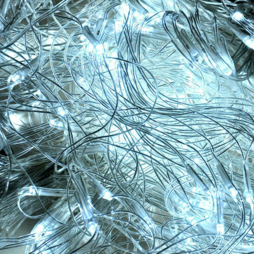 320LED Fairy Lights Net Mesh Curtain Wedding Party XMAS Tree Decor Warm White