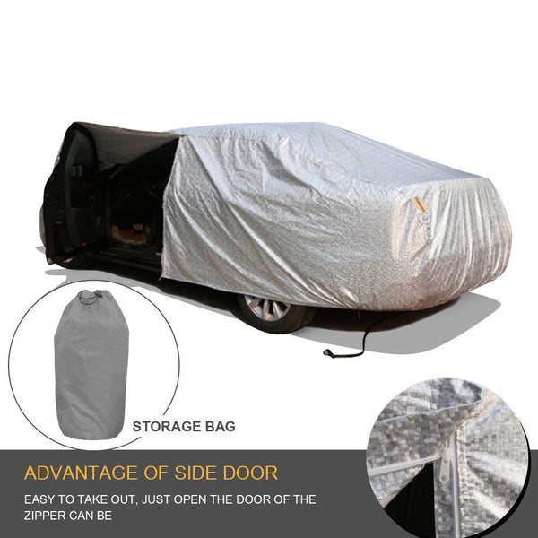 Waterproof Adjustable Large Car Covers Rain Sun Dust UV Proof Protection 3XXL