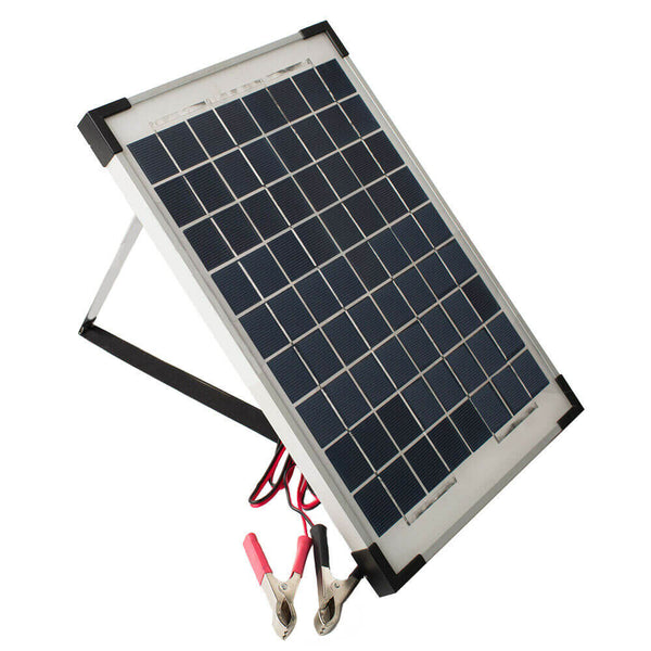 12V 10W Solar Panel Kit MONO Caravan Regulator RV Camping Power Charging